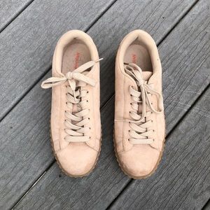 ROSE PLATFORM SNEAKERS - SIZE 9